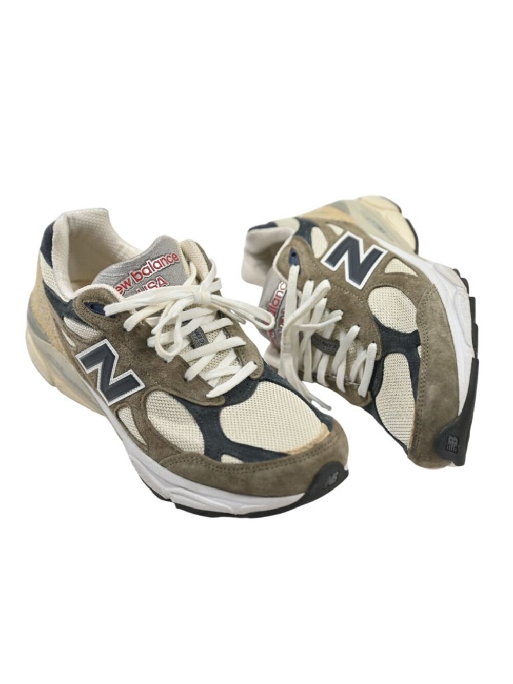New Balance 990v3 MiUSA Sneakers M990TO3 in Grey Blue Olive